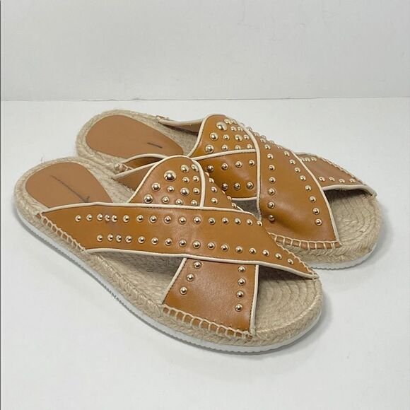 See by Chloe Pia Studded Slide Espadrille Sandals size 40 - Picture 4 of 9